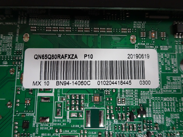 Samsung QN65Q80RAFXZA Main Board (BN97-15558C) BN94-14060C