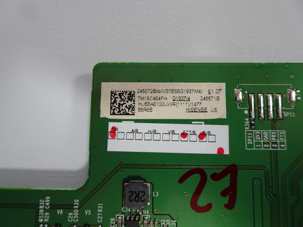 Hisense 58R6E Main Board (245571B, RSAG7.820.8593/ROH) 245572B