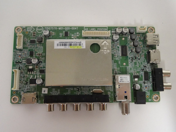 Vizio D32H-C1 Main Board (XFCB02K044) 756TXFCB02K044