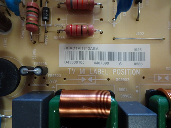 Vizio V436-G1 Power Supply (715G9165-P01-002-003M) ADTVI1812ABA