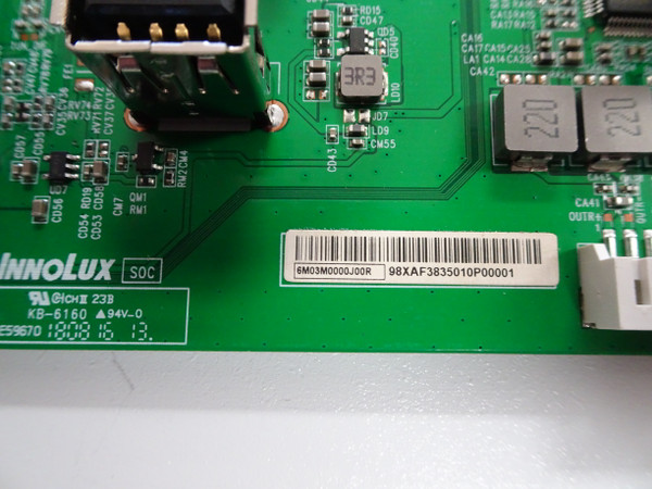 Vizio D24H-G9 Main Board (INNOLUX) 6M03M0000J00R