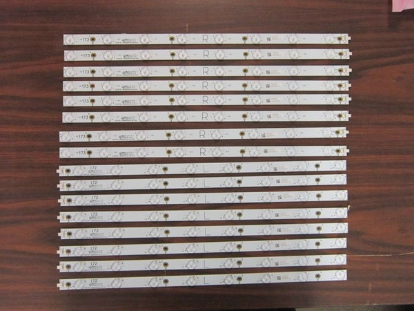 Vizio M502I-B1 LED Backlight Strip Set (16) TPT500J1-HVN08 LBM500P0402-AC-3