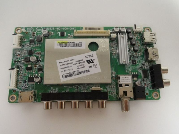 Vizio E320-B1 Main Board (XDCB02K0590) 756TXDCB02K0590