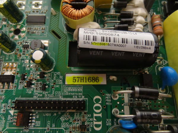 Westinghouse DWM40F3G1 Main Board / Power Supply V400HJ6-PE1 57H1686