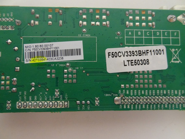 Westinghouse DWM50F3G1 TW-77521-A050D Main Board (LTE50308) 42T0354