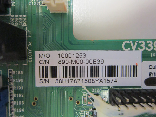 Element ELEFT556 Main Board (SY15241-2) 58H1787