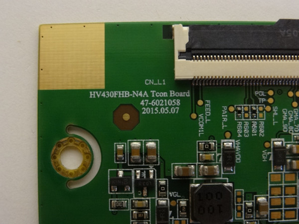 Samsung UN43J5200AFXZA T-Con Board (47-6021058) HV430FHB-N4A