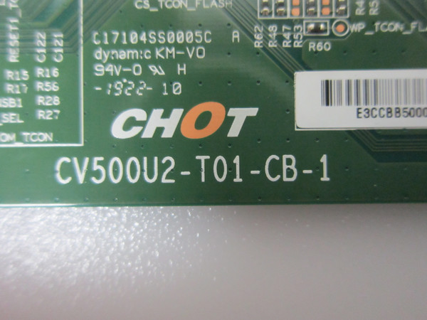 Toshiba 50LF711U20 Hisense 50R6E3 T-Con Board CV500U2-T01-CB-1
