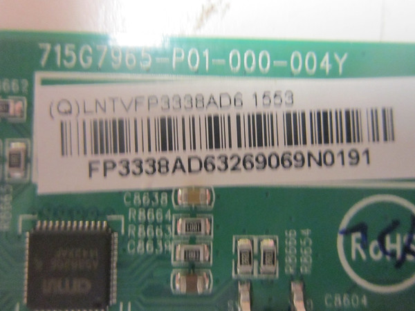 Vizio D40u-D1 LED Driver (715G7965-P01-000-004Y) LNTVFP3338AD6