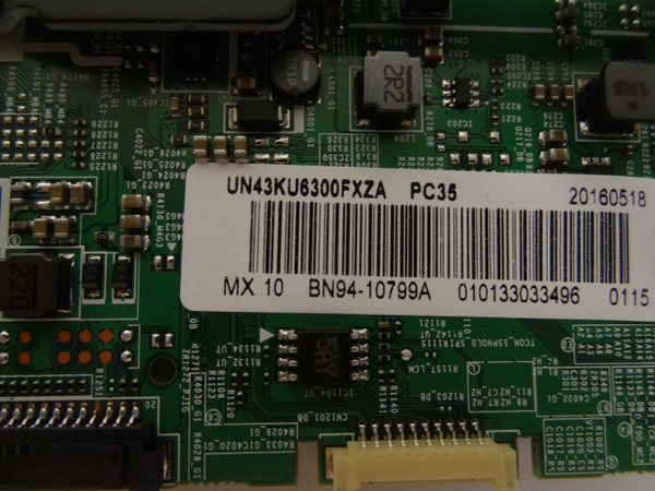 Samsung UN43KU6300FXZA Main Board (BN97-10648J) BN94-10799A