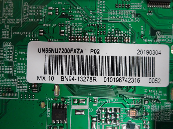 Samsung UN65NU7200FXZA Main Board (BN97-14777E) BN94-13278R