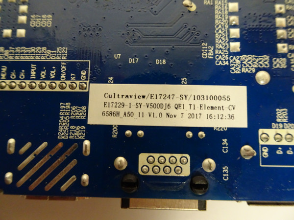 Element E4SFT5017 Main Board (CV6586H-A50) E17247-SY