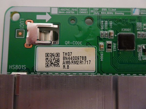 Samsung QN55Q70RAFXZA LED Driver (L55S7NC_RHS) BN44-00978B