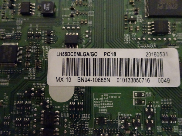 Samsung LH55DCEMLGA/GO Main Board (BN97-10611H) BN94-10886N