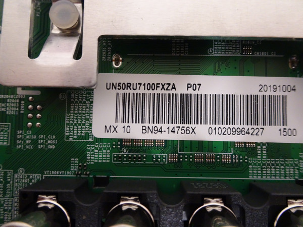 Samsung UN50RU7100FXZA Main Board (BN97-15630D) BN94-14756X