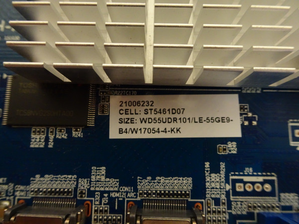 Element E4SFT5517 Main Board (CV6488H-A) W17054-4-KK