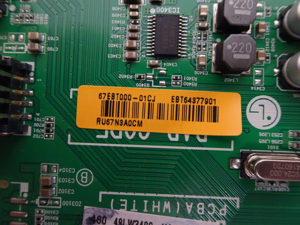 LG 49LW340C-UA BUSGLJR Main Board (EAX66921904) EBT64377901