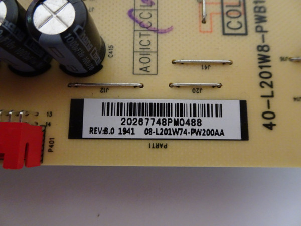 TCL 62S525 Power Supply (40-L201W8-PWB1CG) 08-L201W74-PW200AA