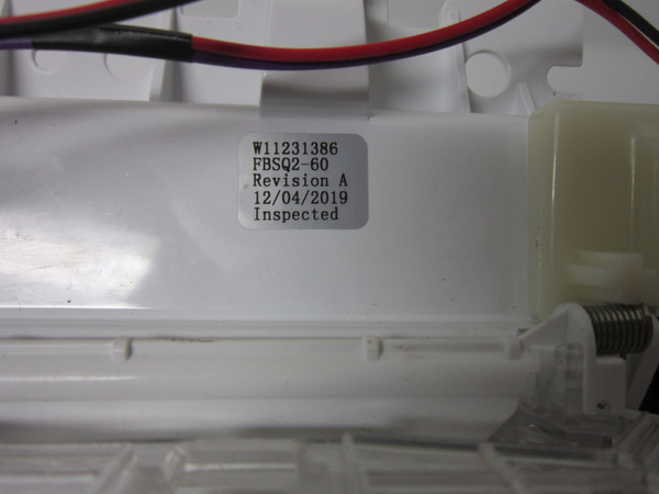 Whirlpool WRS321SDHW01 Refrigerator Ice Chute Dispenser Assembly W11231386 W11324790