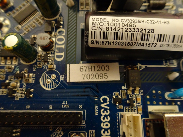 Proscan PLDEDV3283-B Main Board (CV3393BH-C32) 67H1203