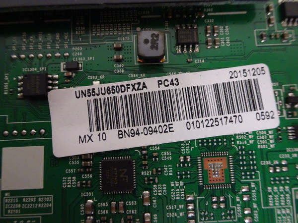 Samsung UN55JU650DFXZA Main Board (BN97-10062C) BN94-09402E