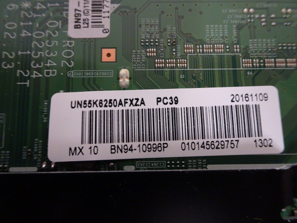 Samsung UN55K6250AFXZA Main Board (BN97-11139A) BN94-10996P