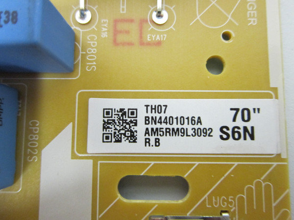 Samsung UN70NU6900FXZA Power Supply (L70S6N_RHS) BN44-01016A