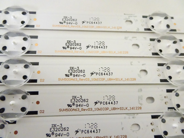 Sharp LC-50LBU591U LED Backlight Strip Set (5) SVH500A63