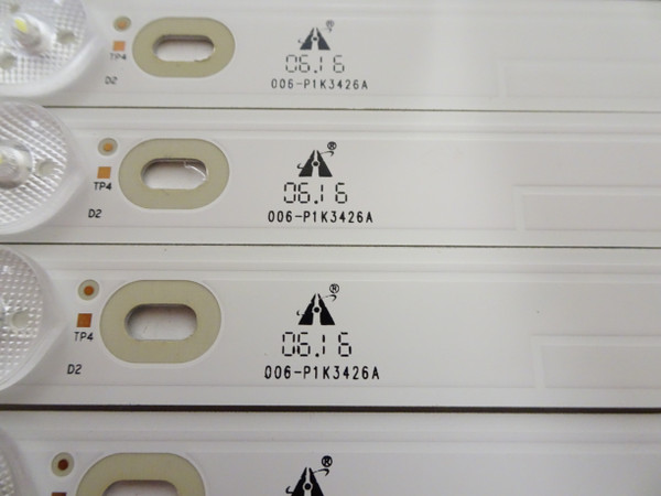 TCL 50FS3800 LED Backlight Strip Set (8) (4C-LB5005-YH01J) 006-P1K3426A