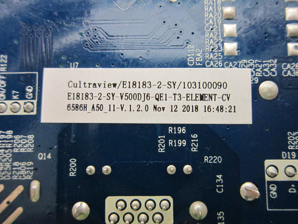 Element E4SFT5017 Main Board (CV6586H-A50) E18183-2-SY