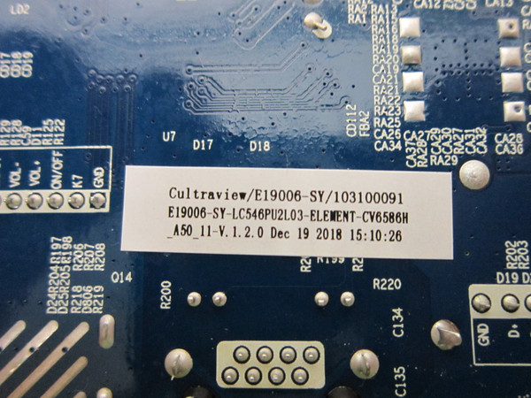 Element E4SFT5517 Main Board (CV6586H-A50) E19006-SY