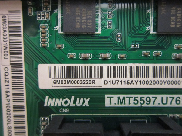 Vizio V505-G9 Main Board (6M03A0001W00J, T.MT5597.U761) 6M03M0003220R