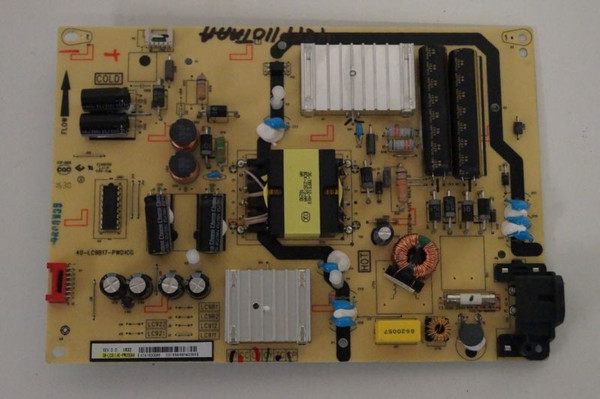 TCL 43FP110 Power Supply (40-LC9B17-PWD1CG) 08-LC911AE-PW200AA