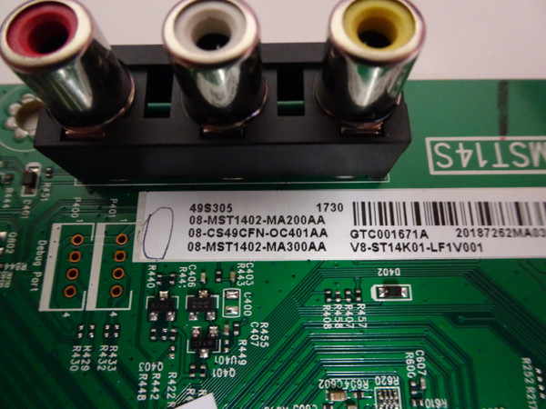 TCL 43S305 Main Board (40-MST14S-MAD2HG) 08-MST1402-MA200AA