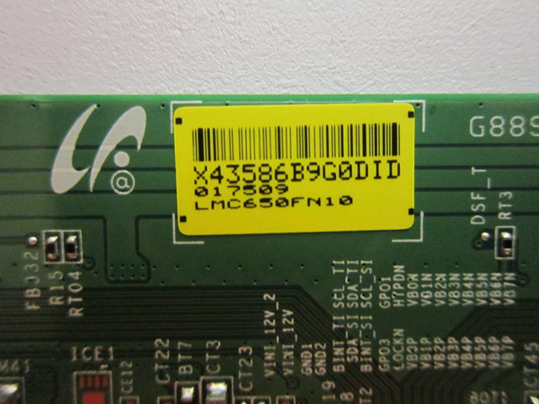 TCL 65R25 T-Con Board (LMC650FN10) LJ94-43586B