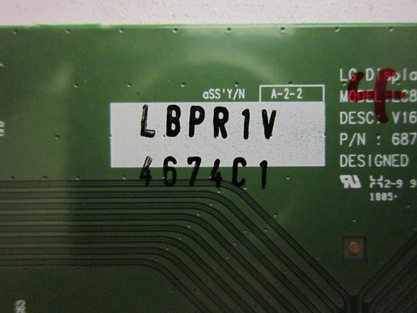 Planar SL8664K T-Con Board (6870C-0655B) 6871L-4674C