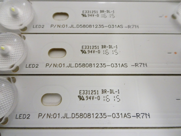 RCA LED58G45RQ LED Backlight Strip Set (12) 01.JL.D58081235-031AS