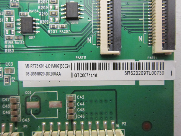 TCL 55R625 LED Driver (V8-RT73K01-LC1V007(38C9)) 08-D55R620-DR200AA