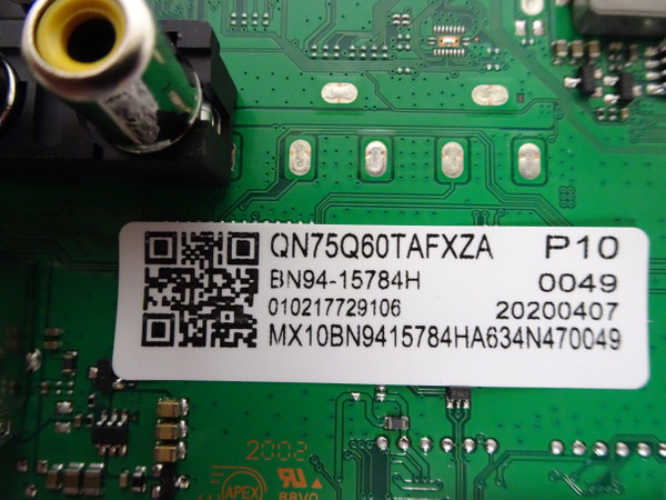 Samsung QN75Q60TAFXZA Main Board (BN97-16597R) BN94-15784H
