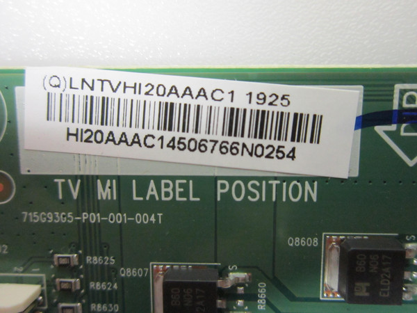 NEC E437Q LED Driver (715G9305-P01-001-004T) LNTVHI20AAAC1