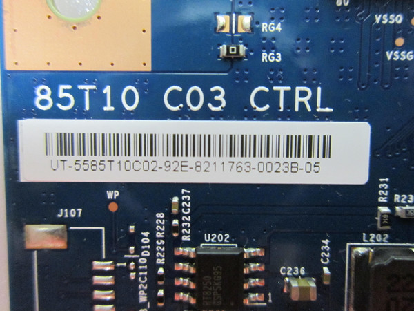 Sony XBR-85X900F T-Con Board (85T10 C03) 55.85T10.C02