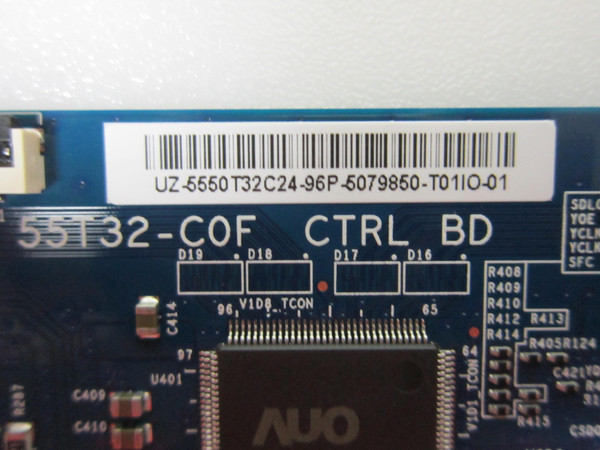 Onn 100005843 T-Con Board (55T32-C0F) 55.50T32.C24