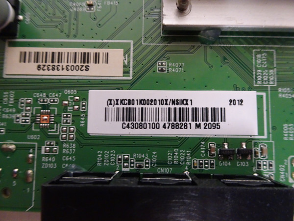 Onn 100012584 Main Board (905TXKSC43080100MX) 756TXKCB01K002