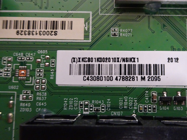 Onn 100012584 Main Board (905TXKSC43080100MX) 756TXKCB01K002