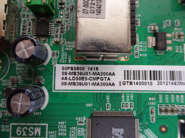 TCL 50FS5600 Main Board (4A-LD50E5-CMFGTA) 08-MS39U01-MA200AA