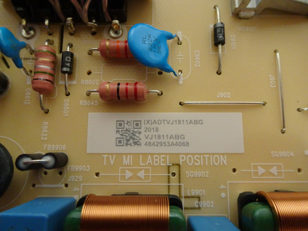 Vizio V555-H1 Power Supply (715G9165-P01-002-003M) ADTVJ1811ABG