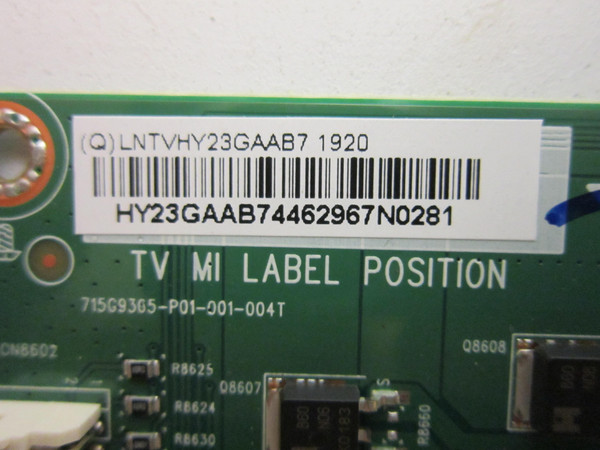 NEC E657Q LED Driver (715G9305-P01-004T) LNTVHY23GAAB7