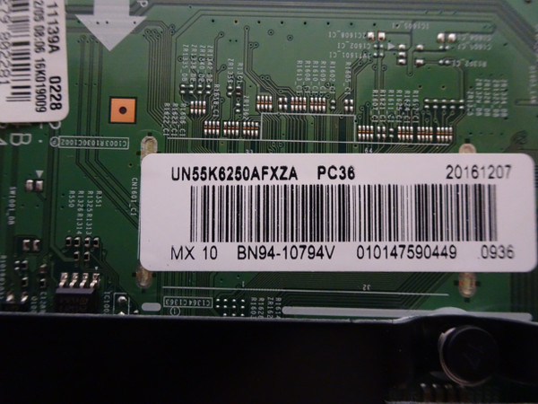 Samsung UN55K6250AFXZA Main Board (BN97-11139A) BN94-10794V