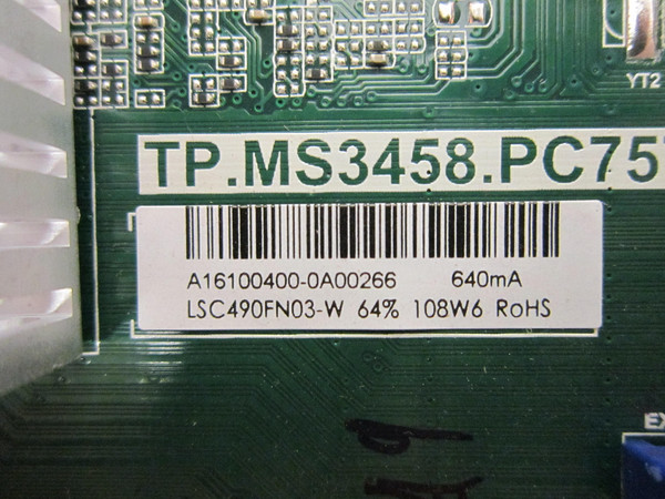 Polaroid 49GSR4100KN Main Board (TP.MS3458.PC757) A16100400