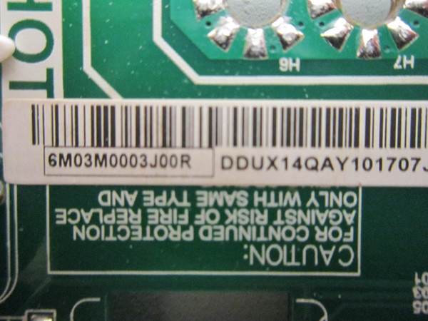 Vizio D40F-G9 Main Board (6M03A0002W00J) 6M03M0003J00R